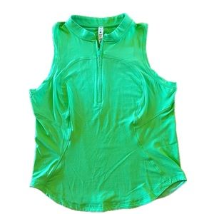 Lululemon Zip Front Mock-Neck Tennis Top